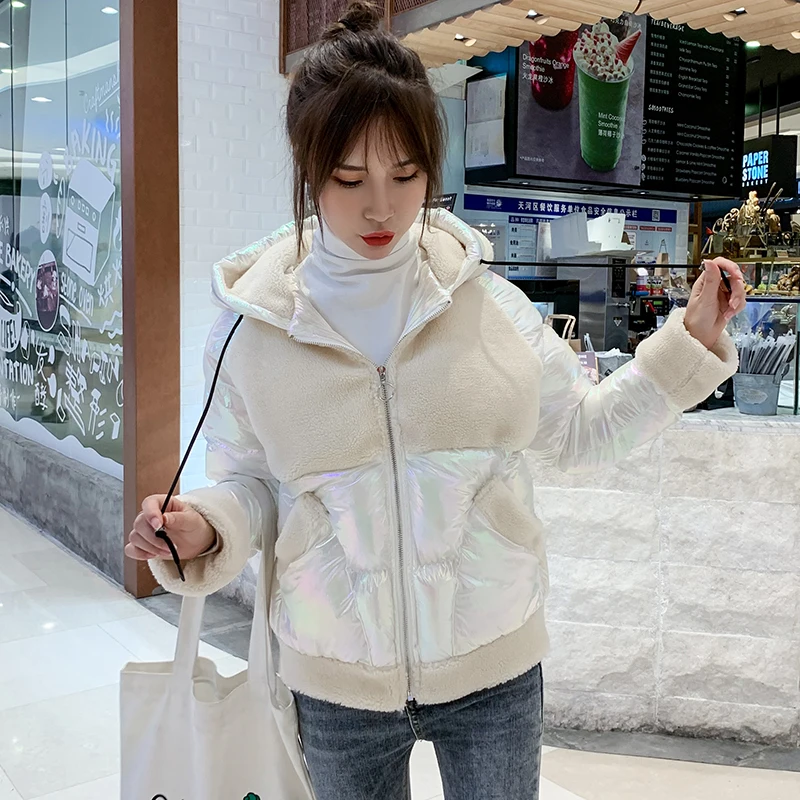 Теплая зимняя женская толстовка на молнии с подкладкой куртка Женское пальто