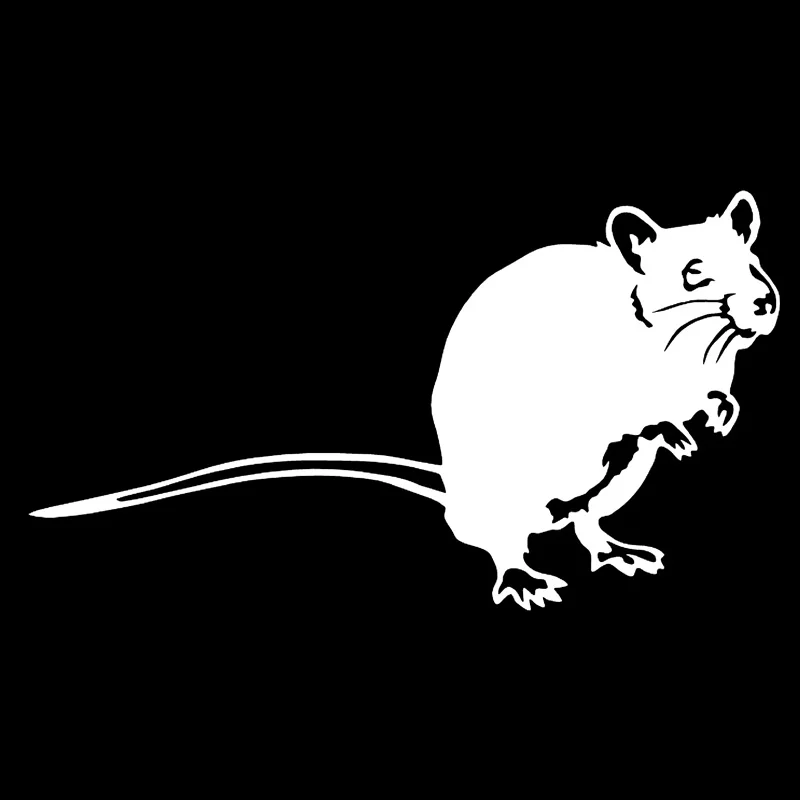 

Car Sticker Fun Rat Fashion Animal Sticker 18.2cm*10.2cm