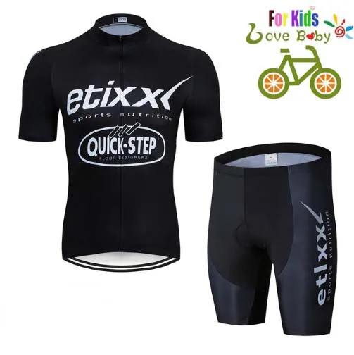 Новый быстрый шаг дети Велоспорт Джерси одежда для велоспорта Pro Team maillot ciclismo