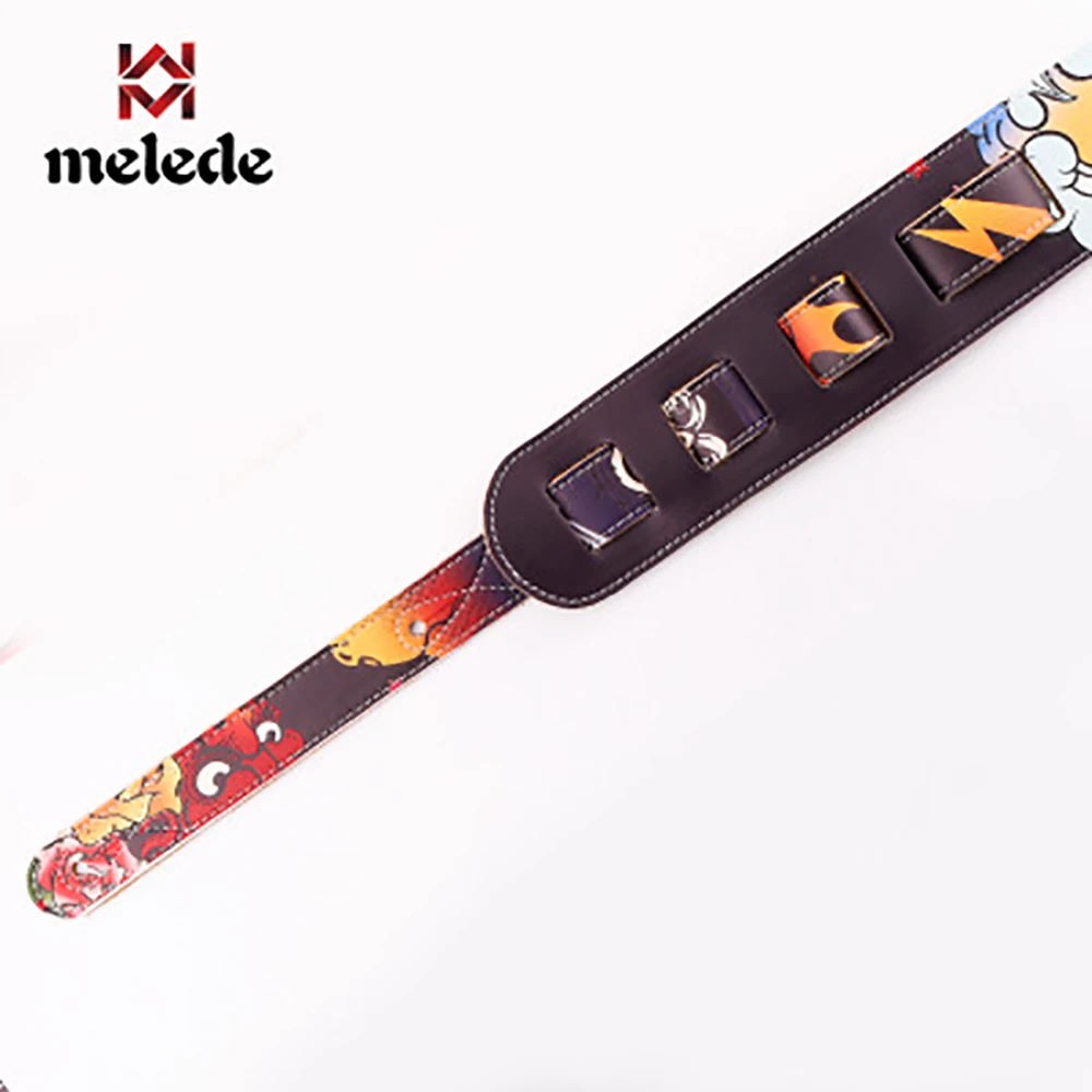 individualität farbe pu leder exotische stil gitarre strap elektrische gitarre bass universal gürtel free global shipping
