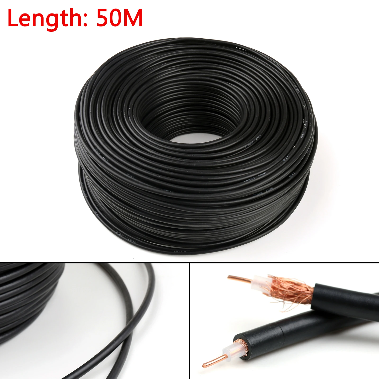 Areyourshop RG58 РЧ коаксиальный кабель соединитель 50ohm коаксиальный приемопередатчик Пигтейл 1 м 5 м 10 м 30 м 50 м Лидер продаж провода кабель