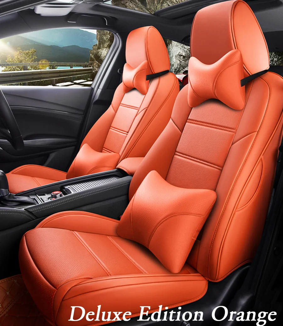 Пользовательские автомобильное сиденье из кожи чехол для mitsubishi outlander xl 3 ASX Pajero sport lancer 9 аксессуары Чехлы для автомобиля