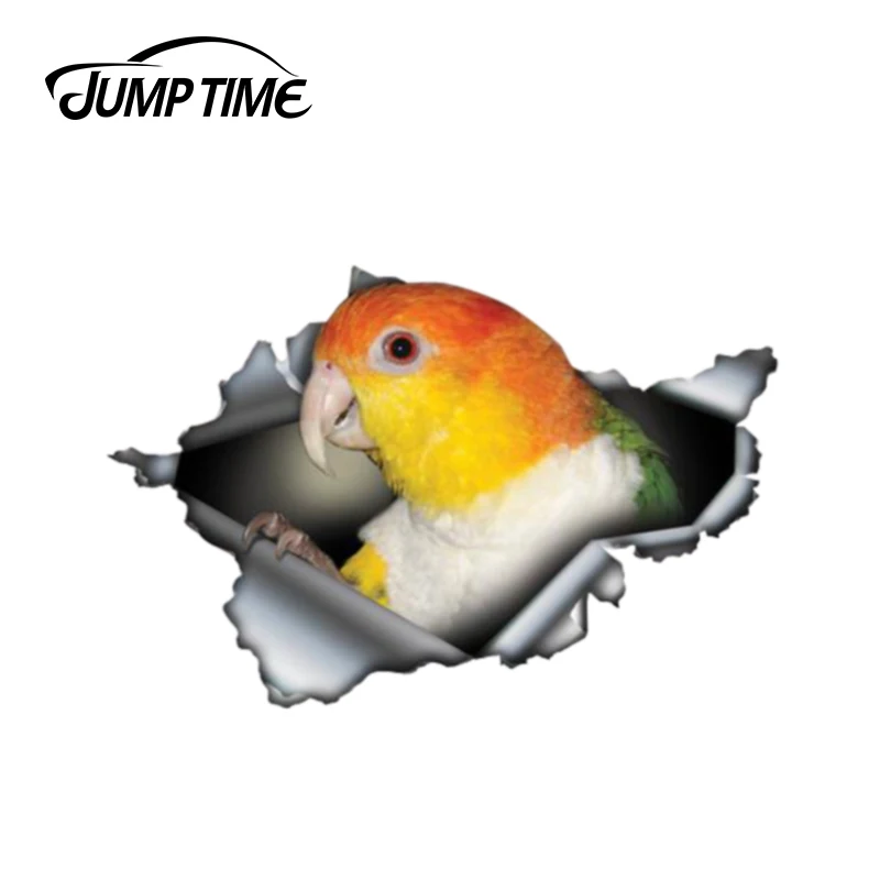 Наклейка для автомобиля Jump Time 13см х 8,6см ржавый Кайик декорация 3D Пит График Виниловые декали для автомобилей, окна, ноутбуки, бамперы, птичья наклейка.