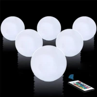 waterproof led garden ball lights remote rgb underwater light outdoor christmas wedding party lawn lamps swimming pool floating