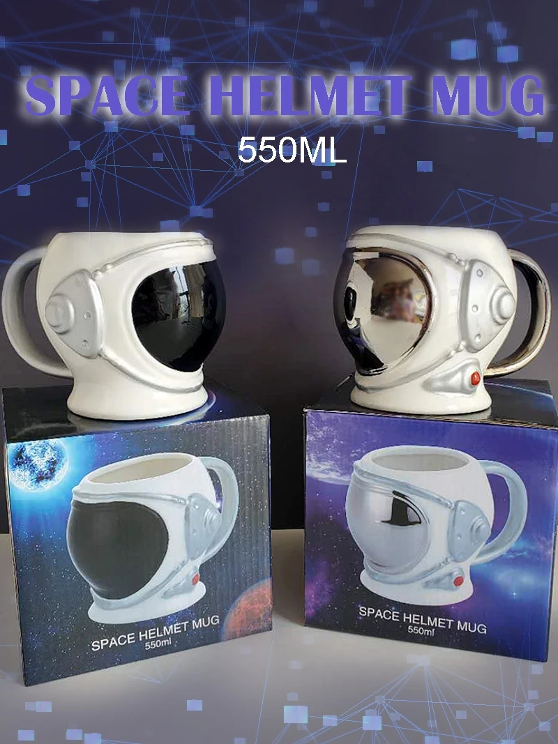Креативные искусственные 3D фарфоровые кружки с рукояткой стакан космическим
