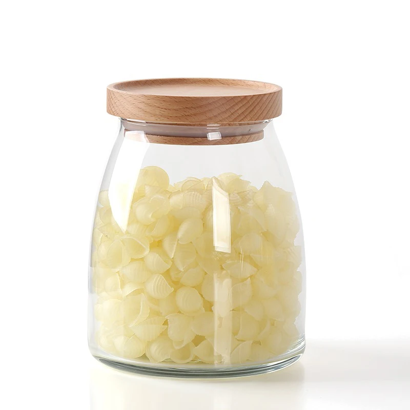 Большой/маленький стеклянный контейнер для хранения пищи/банка с герметичной