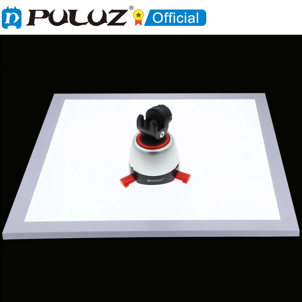 

PULUZ 800 1200LM LED Shadowless Light Lamp Photography Panel Pad with Switch Acrylic Material, No Polar Dimming Light 19 34.7cm