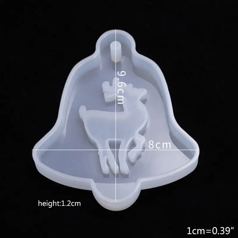 

Crystal Epoxy Resin Mold Christmas Tree Elk Pendant Casting Silicone Mould Handmade DIY Crafts Jewelry Making Tools