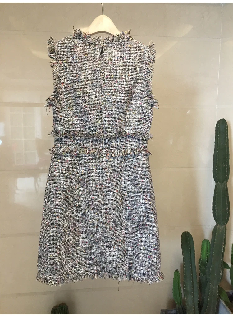 NIWIY/брендовые элегантные женские вечерние платья Vestidos Verano, женское платье без рукавов с бантом, твидовое рождественское платье Sukienki K9089