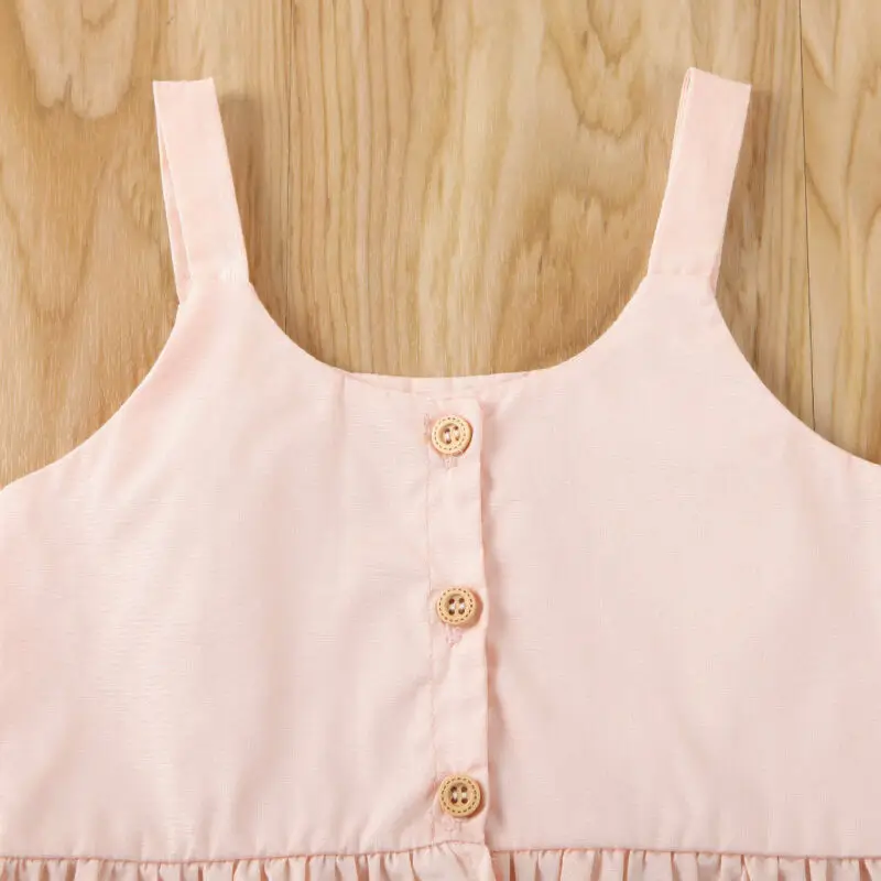Эксклюзивная детская одежда коллекция 2020 года топы на бретельках с оборками для