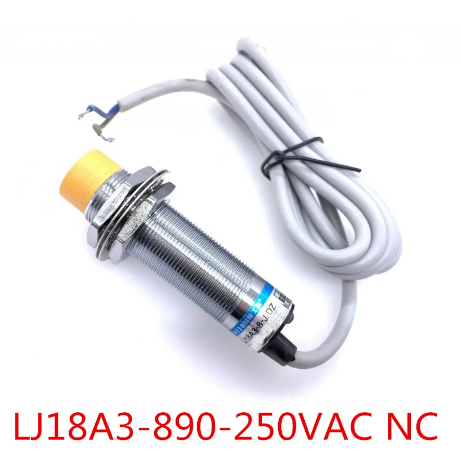 5 шт. M18 Индуктивный переключатель Сенсор 90 250VAC/6 36VDC 2 проводной НЗ Sn 8mm 300mA LJ18A3 8 Z/EX