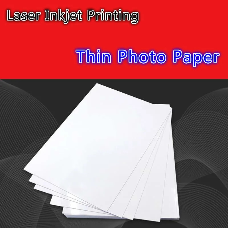 200 Sheets Glossy 90G 115G 135G 160G A4 A3 printing 4x6 dry Photo Paper For magnetic photographic Inkjet Printer Paper Supplies