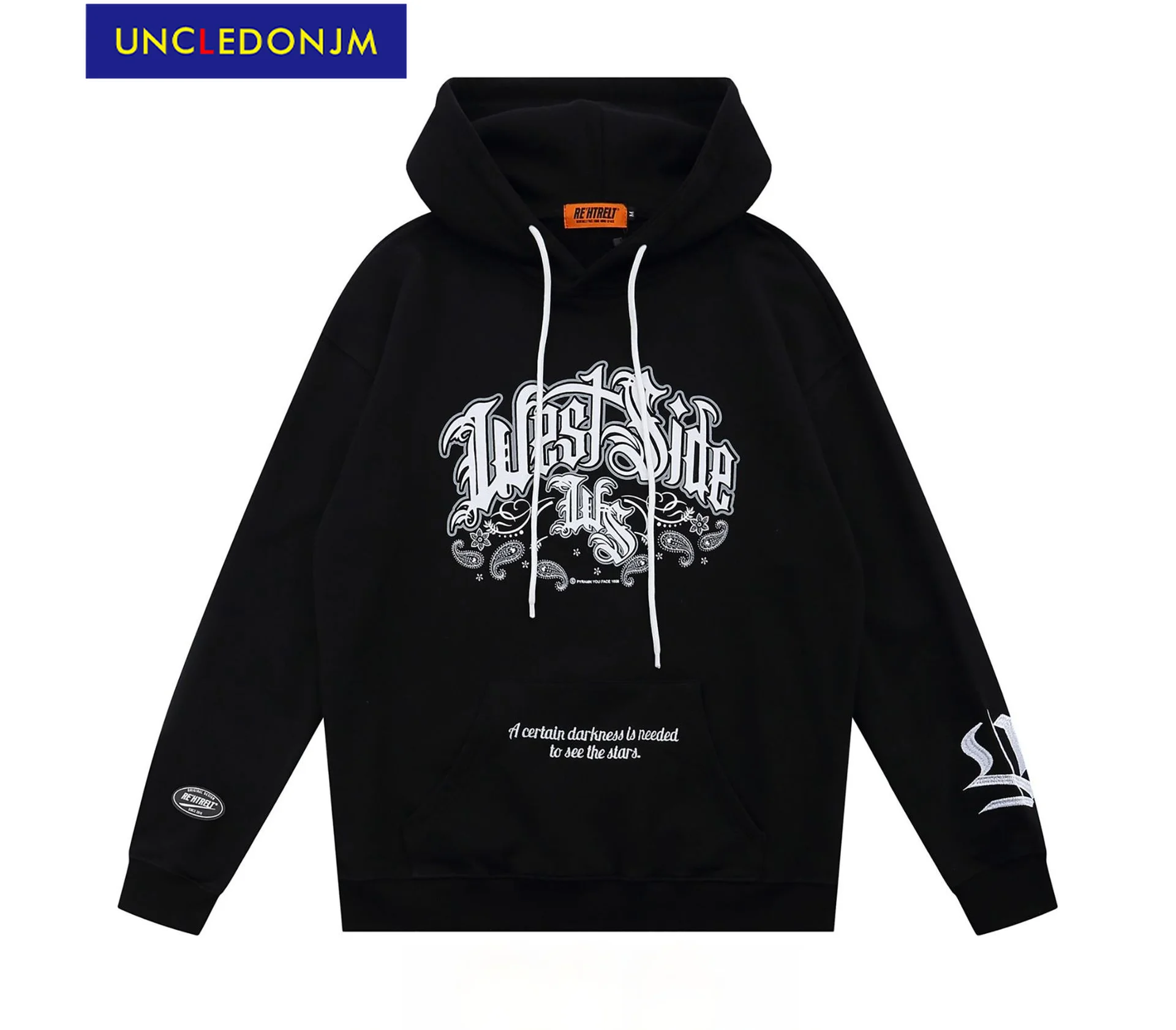 

UNCLEDONJM 21FW Hoodies japanese streetwear men harajuku hoodies High Street oversized hoodie clothes men punk clothes F703