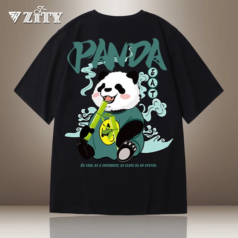 

Anime Shirt Fat Men's Bear Large Size National Trend Hip-hop Loose Short-sleeved T-shirt Half-sleeved Tide Graphic T Shirts