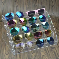 multi layers jewelry organizer acrylic stand nail polish shelf eyeglass glasses frame rack display sunglass women storage box