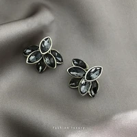 2021 trend new year gift unusual earrings latest flower design for women christmas party wedding jewelry hot selling