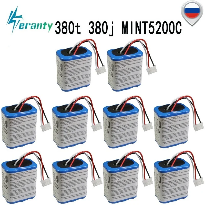 Аккумулятор 7,2 V 2500mAh для iRobot Roomba Braava 380 380T Mint 5200c Ni-MH 2500mAh 2.5Ah 7,2 v перезаряжаемый аккумулятор 1 шт