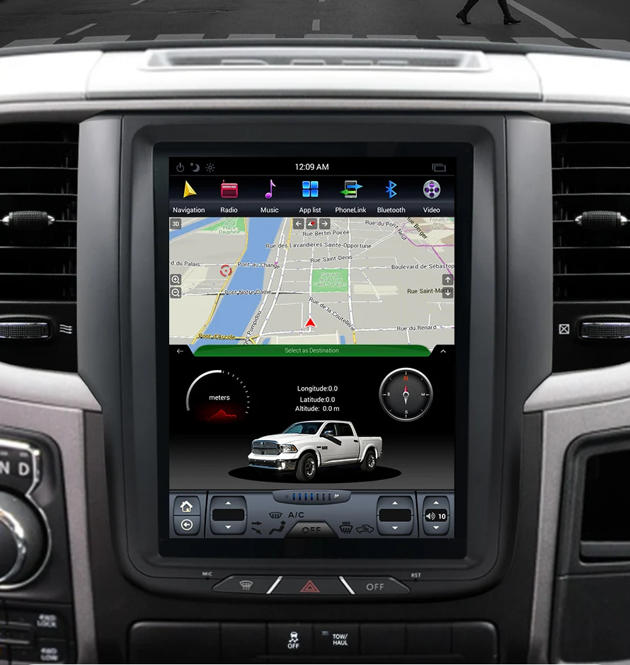 Asvegen 10," вертикальный экран Android 7,1 Автомагнитола для Dodge Ram gps авто стерео Мультимедиа Плеер головное устройство