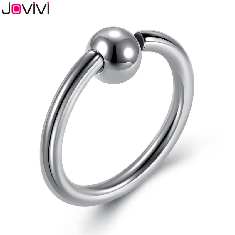Jovivi кольцо из нержавеющей стали 0 г 8 мм в пленку CBR спиральный для хряща Шпилька