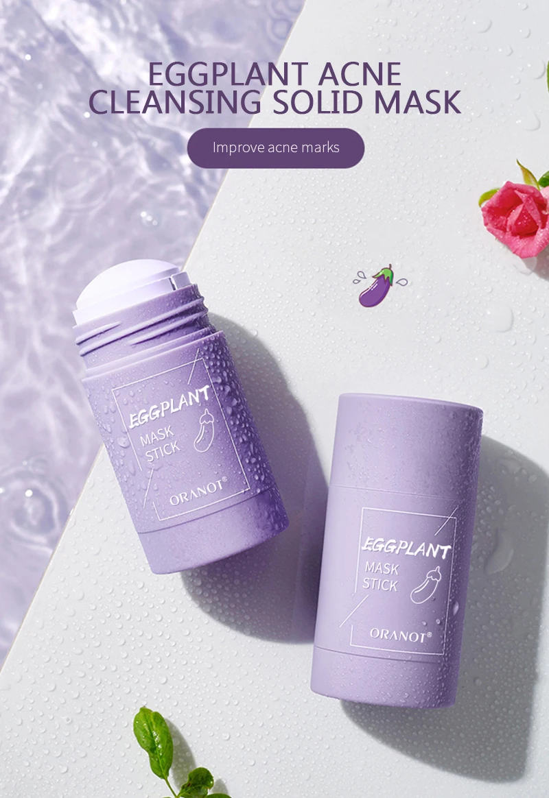 Зелёный чай Баклажан палочки пластилина маска для лица против акне глубокого