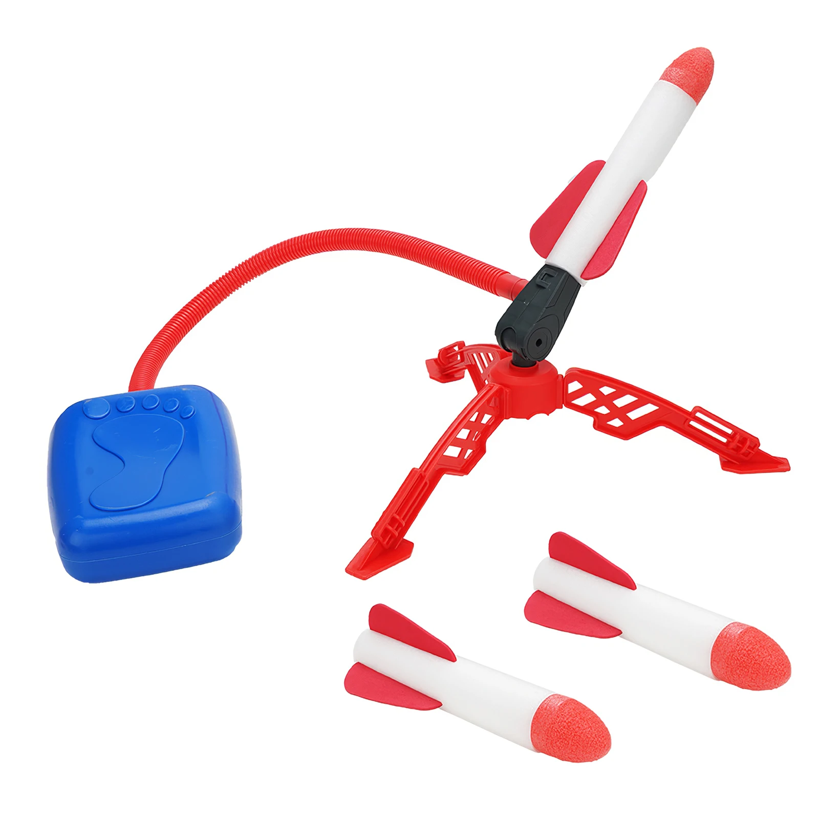 

Children Rocket Toy Easy to Use Rocket Launcher Toy Jump Trample Rocket Game Toy for Outdoor Entertainment Children Boys Girls