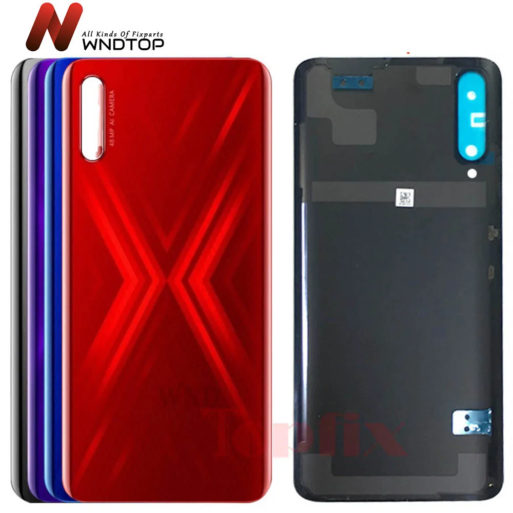 

Новая задняя крышка батарейного отсека для Huawei Honor 9x, Задняя стеклянная крышка корпуса для Huawei Honor 9X Pro, Крышка батарейного отсека