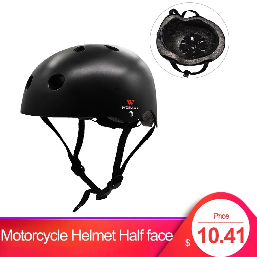 Мотоциклетный шлем с полулицевой поверхностью защитный для спорта