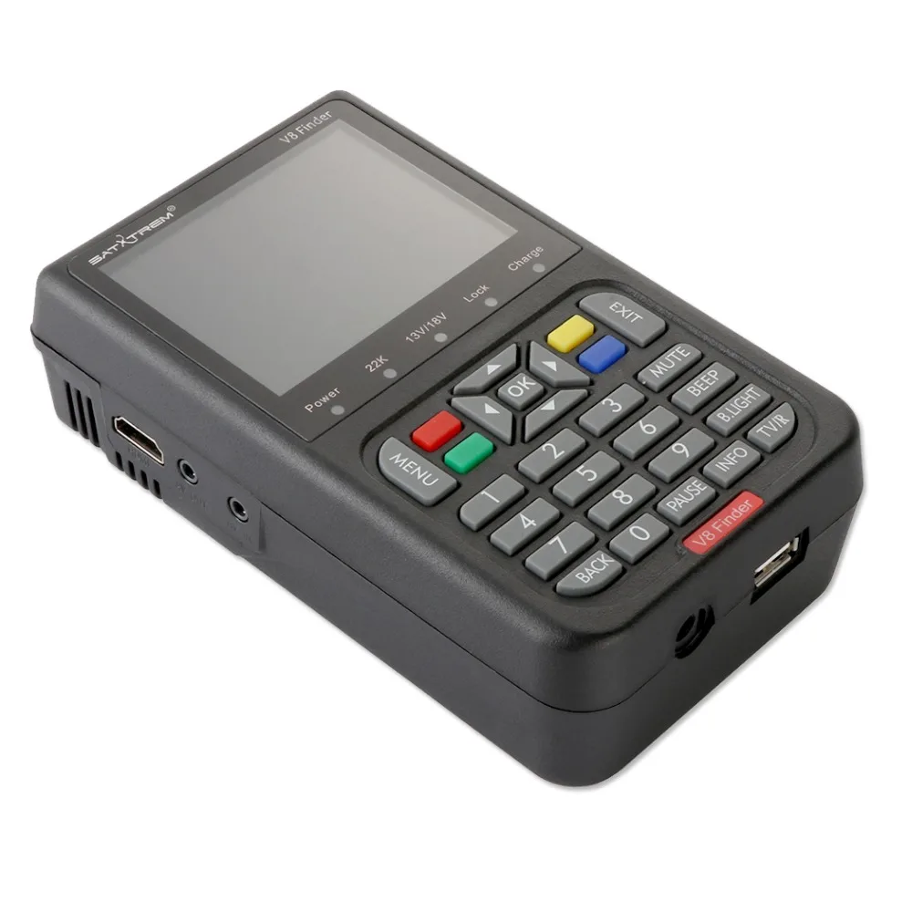 Satxtrem V8 Finder спутниковый Finder DVB-S2 цифровой Satelite измеритель сигнала DVB S2 Satfinder FTA HD для приемник спутникового сигнала