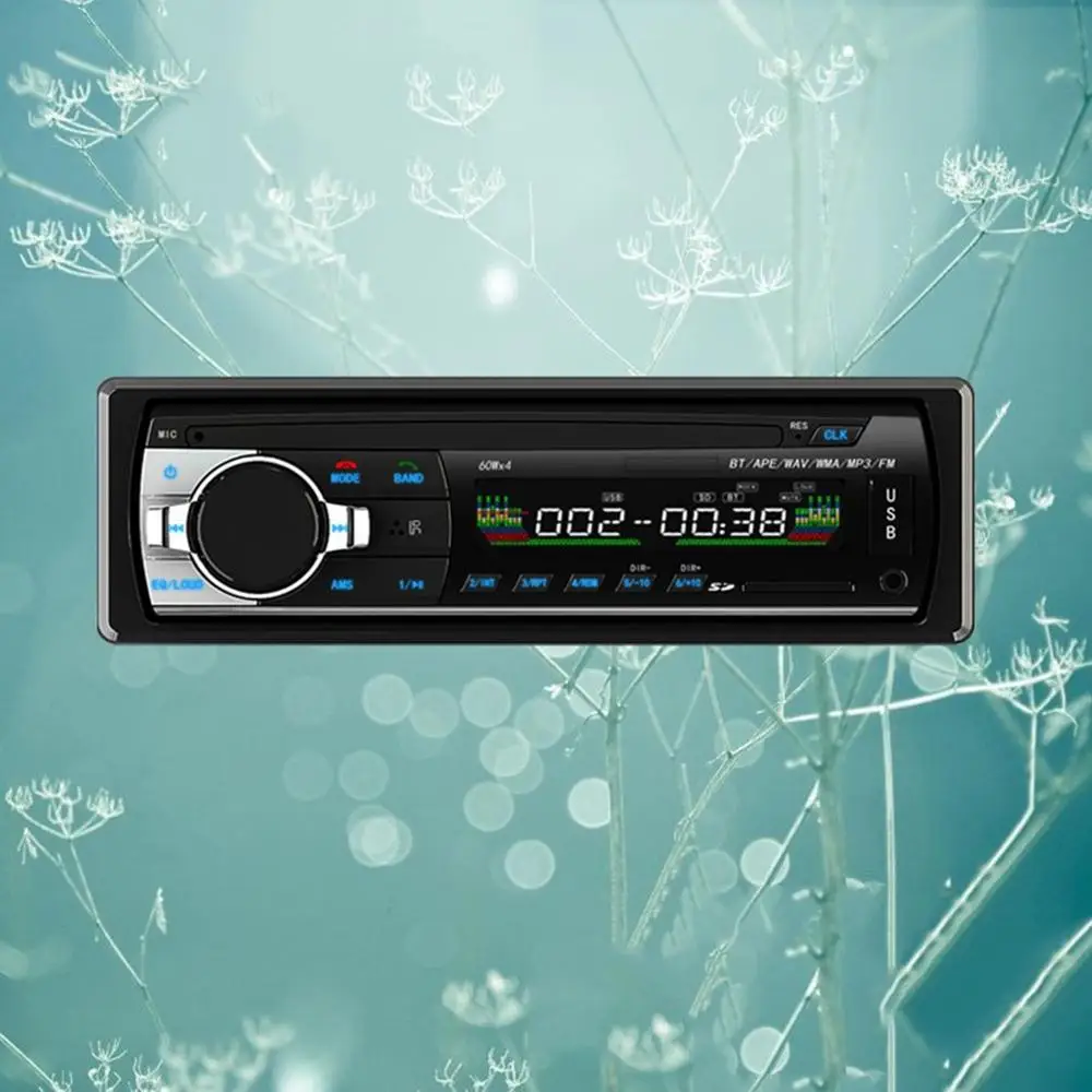 Новый 12 В Универсальный Автомобильный MP3 стерео FM AUX вход приемник SD USB радио плеер