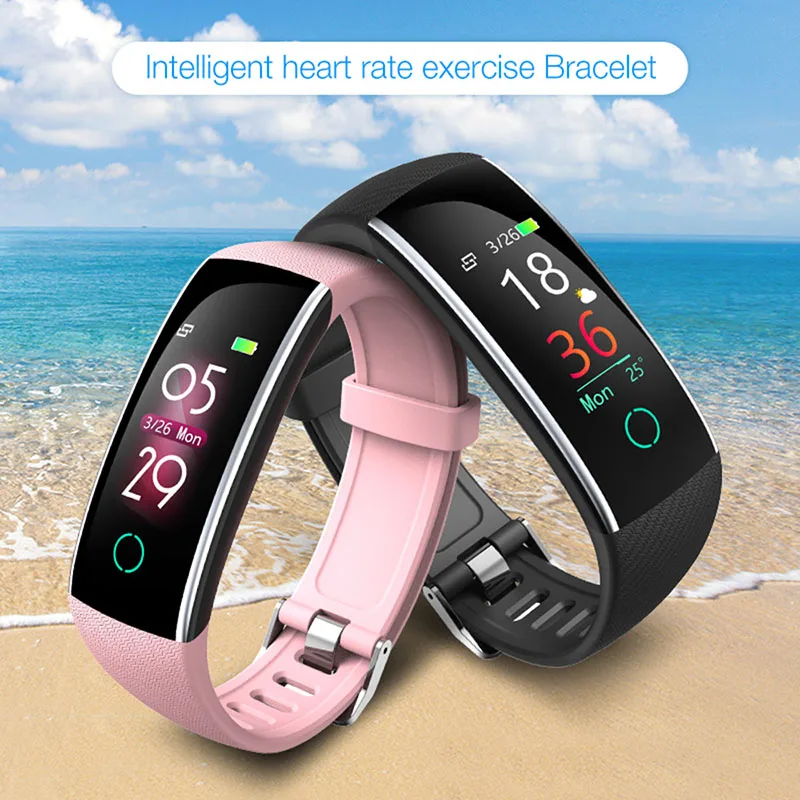 

Smart Bracelet Heart Rate Monitoring USB Charging Bluetooth Color Sports Bracelet AS99