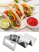 taco holder mexican pizza roll shelf burrito potato chips rack shells taco rack stainless steel pancake stand pastry tools