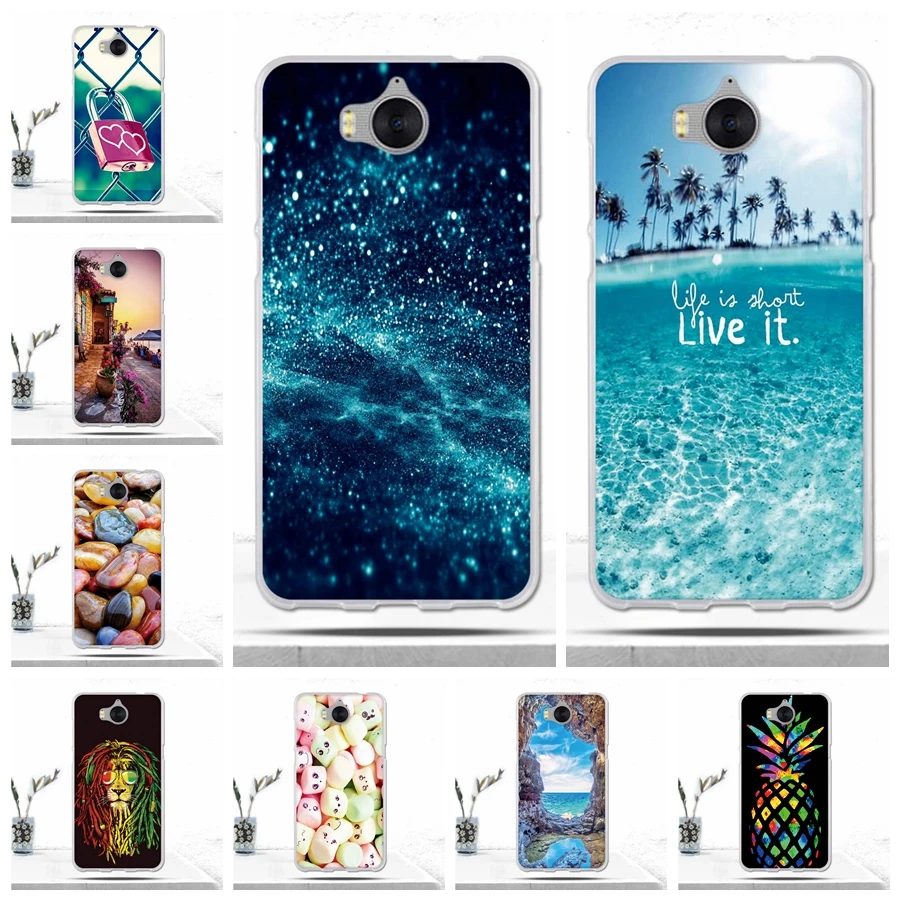 

Silicon Soft Phone Case For Huawei Y5 2017 Y5 III Y5 3 Case Cover for Huawei Y6 2017 MYA-L22 MYA-L03 Honor 6 Play Bags TPU Cover