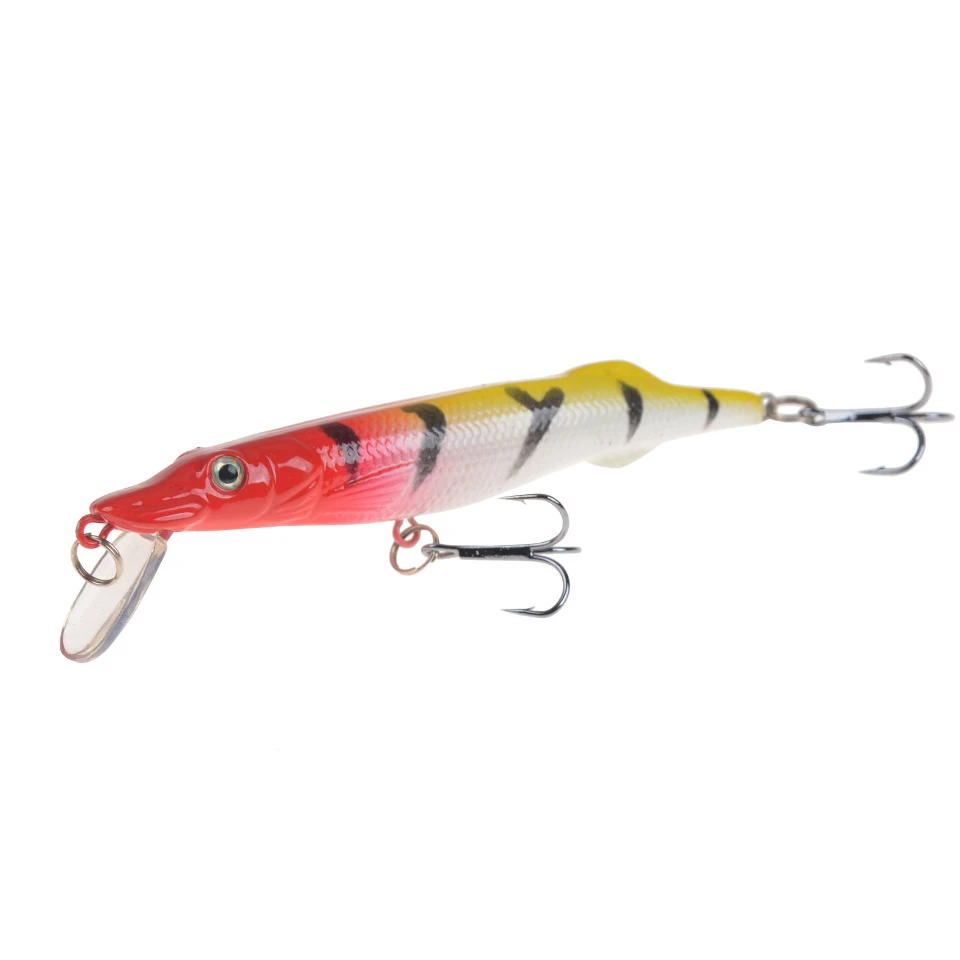 3 Приманка для рыбалки Minnow, 8,5 см, 6 г, плавающая, Isca, искусственная пластиковая жесткая приманка, воблеры, кренкбейт, приманка для окуня, щуки, песка, карпа, рыболовные снасти - Цвет: 3