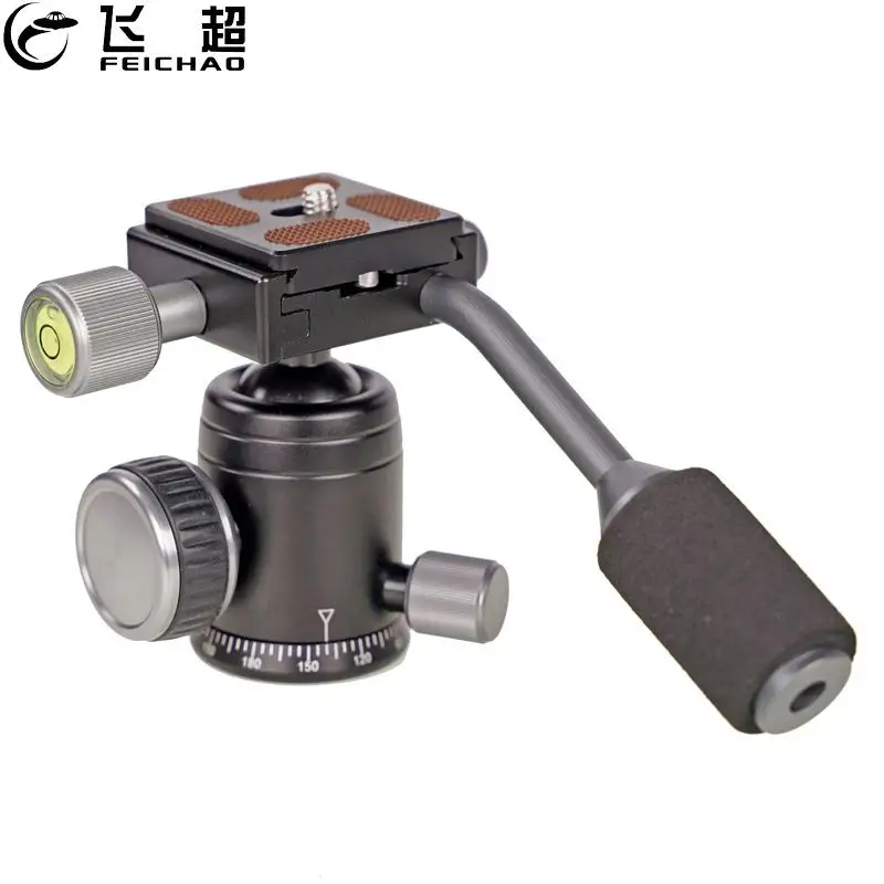 

Metal Tripod Ball Head 360 Degree Rotation Panoramic with 1/4 inch Quick Release Plate for Tripod Monopod DSLR Camera 6kg Load