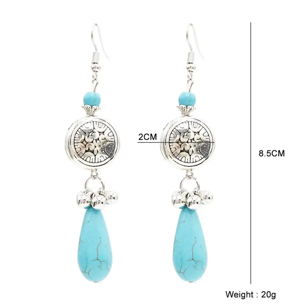 Женское ювелирное изделие непальское индийское-длинные серьги-подвески для