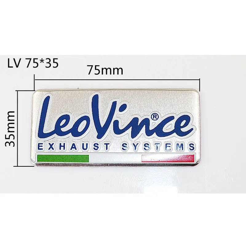 Термостойкая 3D алюминиевая наклейка на выхлопную трубу мотоцикла для Akrapovic MIVV