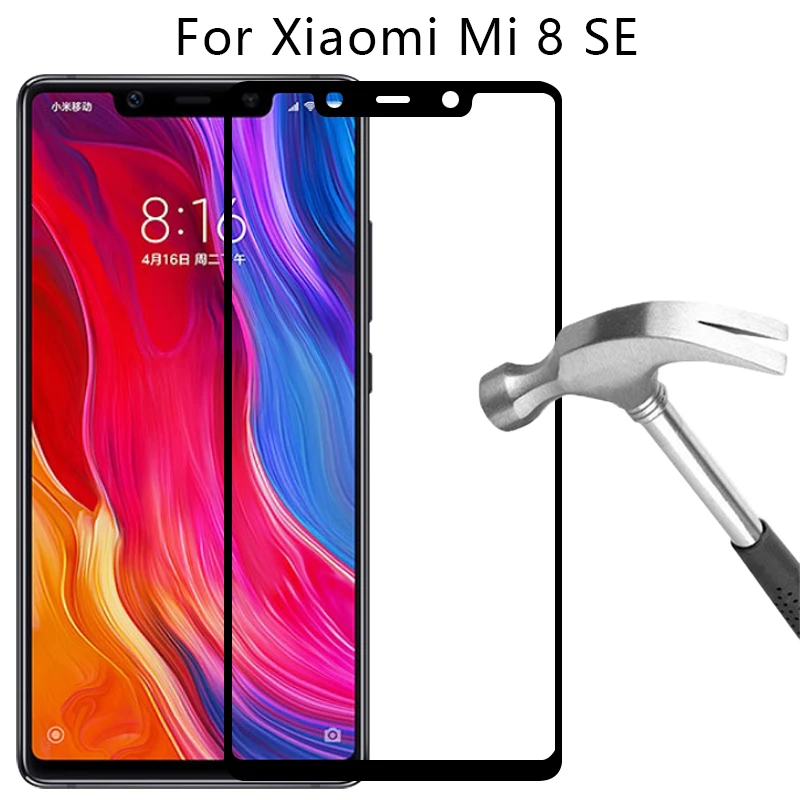

protective glass for xiaomi mi 8 se screen protector tempered glas on ksiomi xiao my 8se mi8se safety film xiomi xiami xaomi 9h