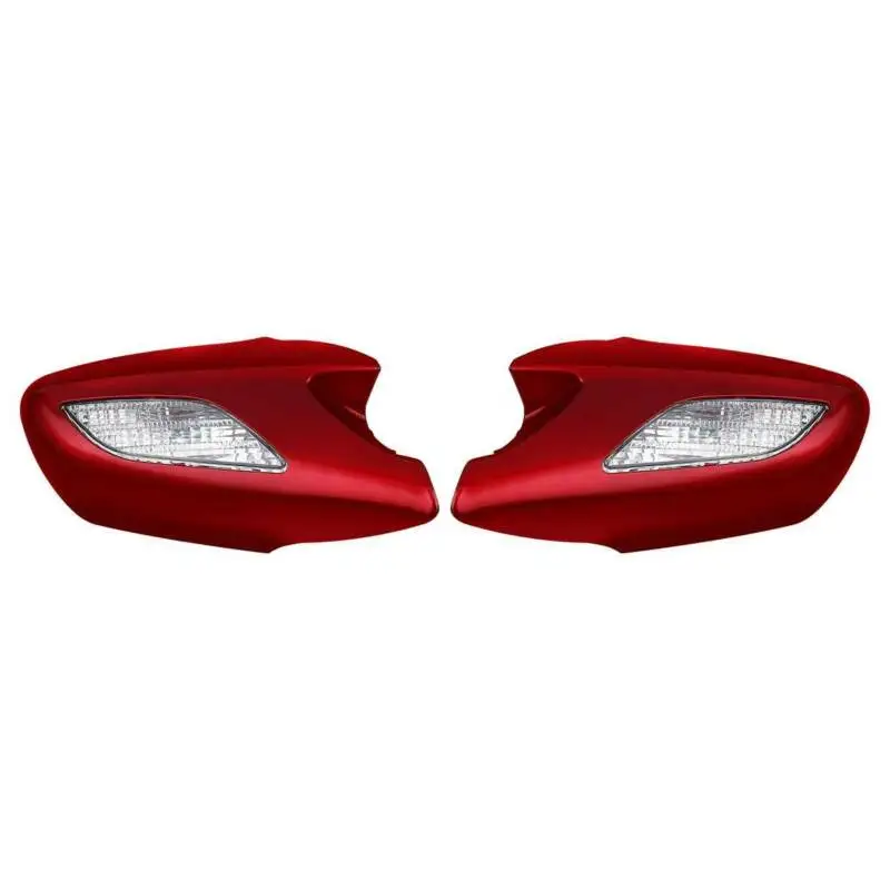 

Motorcycle Red Rear View Mirrors Turn Signals Clear Len For Honda ST1300 2002-2011