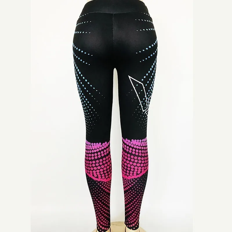 Женские спортивные Леггинсы с эффектом пуш-ап Дышащие Беговые штаны для йоги