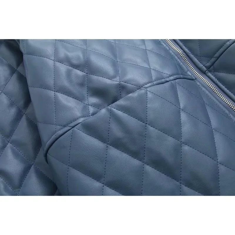 Осенне-зимние женские Куртки из искусственной кожи размера плюс XL-4XL пальто с