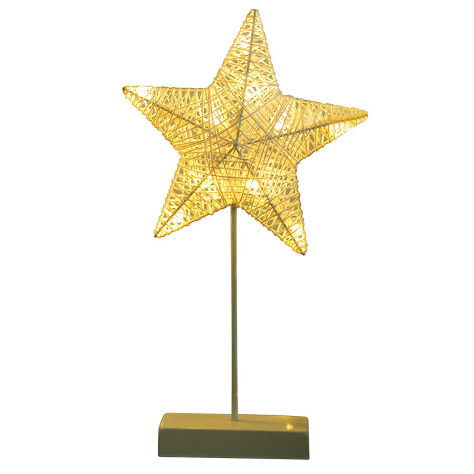 

Star Shaped LED Decorative Lights Small DIY Table Lamp Kawaii Room Decor Modeling Lamps Rattan Anime Night Light
