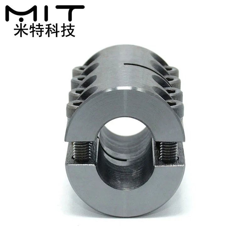 free shippingSteel Couplings Separate Type Bolt Fixed Coupler High Torque Connector Extended Clutch Servo Clamp Shaft Joint |