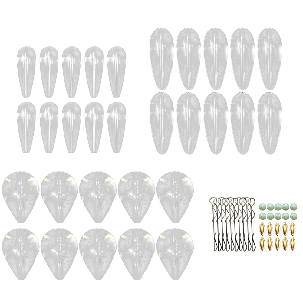 

10 шт./компл. Метатель для приманки с булавками, светящиеся бусины, блестки, мухи, инструмент для рыбалки на открытом воздухе, снасти, оборудов...