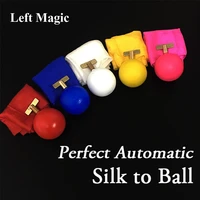 perfect automatic silk to ball 5 colors available magic tricks magician stage illusion gimmick prop metalism new version magia