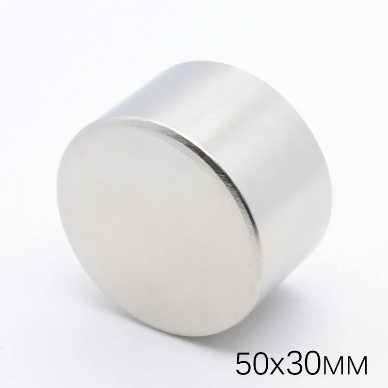 

N52 50x30mm Neodymium Magnet Iman Strong Powerful Round Magnets Rare Earth Imanes Strongest Magnetic Slow Down Water Gas Meter