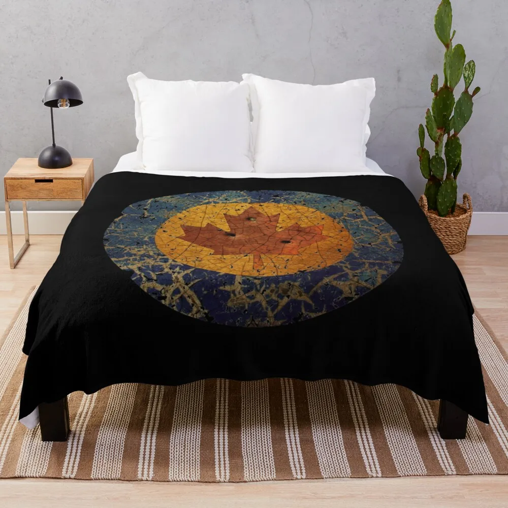 

Canadian Airforce Soft Cozy Throw Lightweight MicroFleece Sofa All Season Living Room/Bedroom Warm Blanket