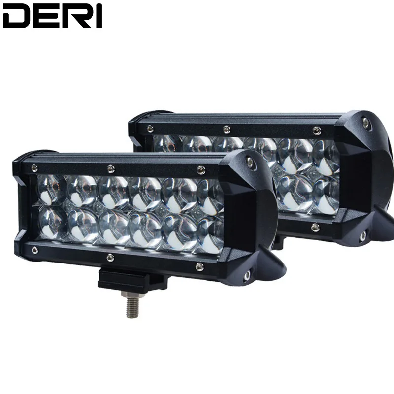 Светильник СВЕТОДИОДНЫЙ рабочий точечный 7 дюймов 36 Вт 5D 2 шт.|Световая