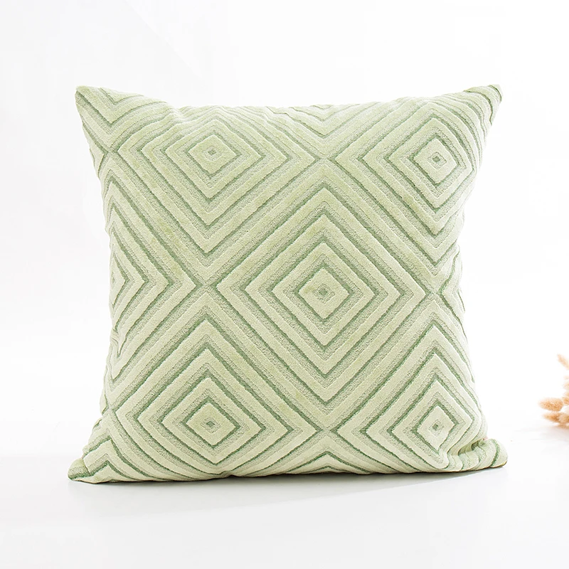 

Solid Color Stripe Velvet Decorative Pillow Case Sofa Pillowcover Soft Solid Colors Luxury Home Decor Pillowcase