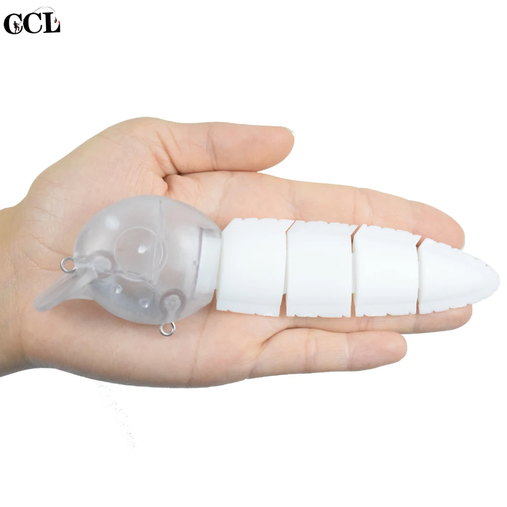 

CCLTBA 10PCS 15.2CM 5-Segment Sinking Multi Jointed Swimbait Todapole Floating Blank Hard Artificial Fishing Lure
