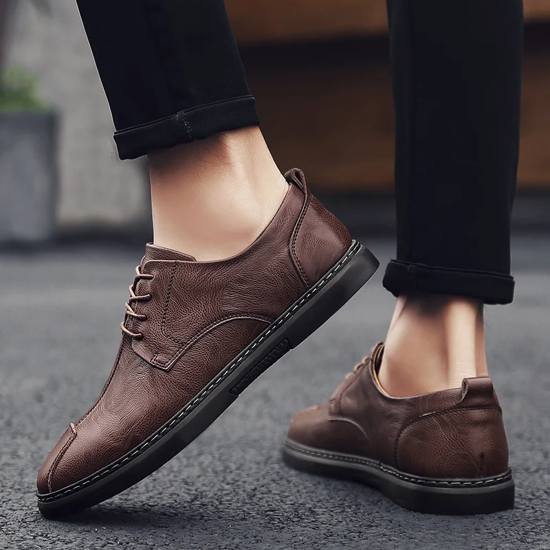 

sportsmen's shoe cuero new sport informales causal leather black casual 2020 ocio flat casuales zapatos summer de mens shoes